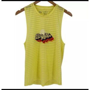 Zyia Active Lemon Nimbus Brighter Tank Top Graphic Activewear Yellow Women XL